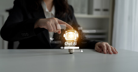 AI assistant with LLM, big data, machine learning, and generative AI powers prompt engineering and...