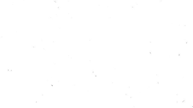 White Background With Overlay Of Black Dust And Noise In Retro Films