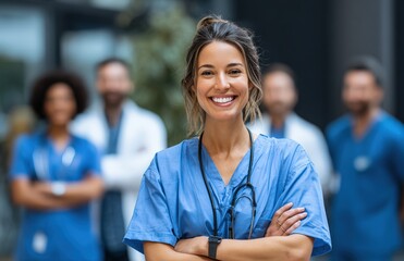 portrait of a smiling nurse