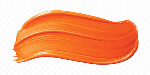 realistic 3d smooth glossy paint swatch stroke in different colour style isolated on transparent background