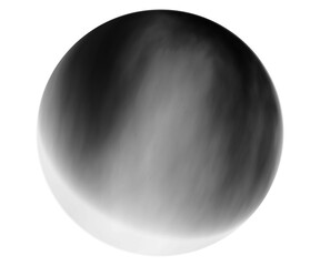 Empty Black Background for Compositing and Design on Transparent Background