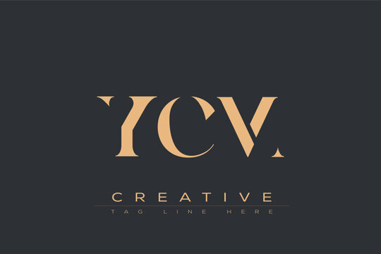 YCM abstract letter logo design. This logo is designed by three abstract letters.