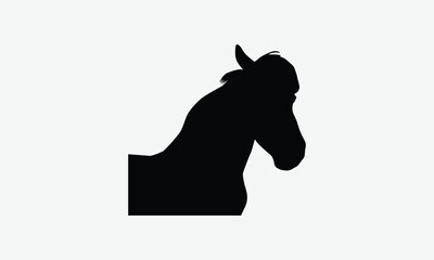 Horses Silhouette Bundle, Illustration for prints and bags, posters, cards, eps, Silhouette Cameo, Files Cutting.