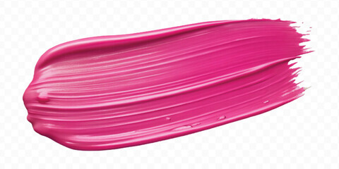 realistic 3d smooth glossy paint swatch stroke in different colour style isolated on transparent background