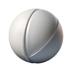 Gray metallic capsule pill isolated on white background