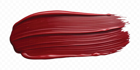 realistic 3d smooth glossy paint swatch stroke in different colour style isolated on transparent background