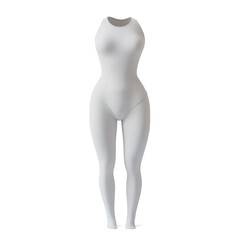 White bodysuit mannequin studio fashion closeup