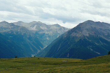 Schöne Landschaft im Ultental in Südtirol 