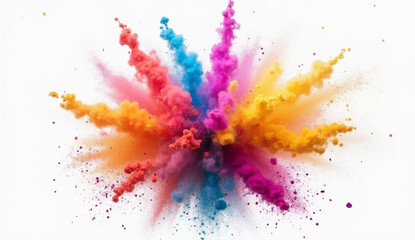 Colorful Watercolor Splash Background with Artistic Ink and Paint Texture