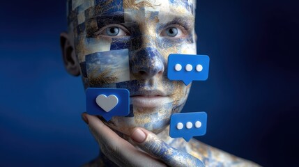 Social Media : online discourse, virtual sphere, content stream, media link, network bond, digital realm, internet flow, platform unity, shared presence, interactive web