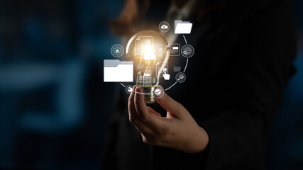 Document management system for secure file storage, organized access, and efficient digital...