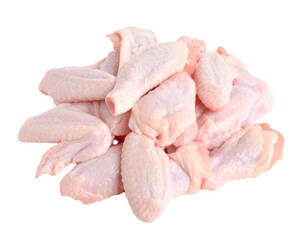 Fresh Raw Chicken Wings Transparent Background , Isolated for Culinary Design