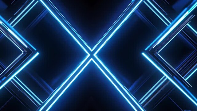 Abstract Neon Light Design