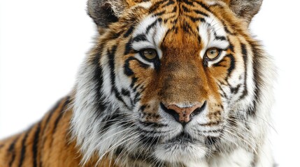 Naklejka premium Close-up tiger portrait (1)