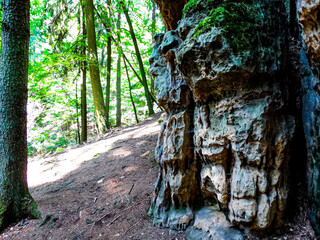 Rock city in the Czech Republic