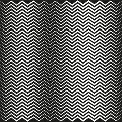 Zigzag gradient pattern. Geometric wave texture. Monochrome Vector background. Optical illusion graphic.