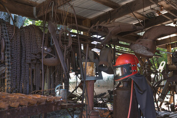 Naklejka premium metal working shop 