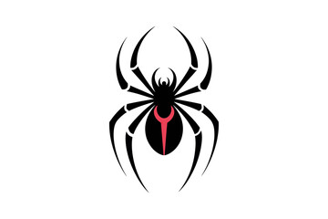 Black widow spider dangerous arachnid vector image