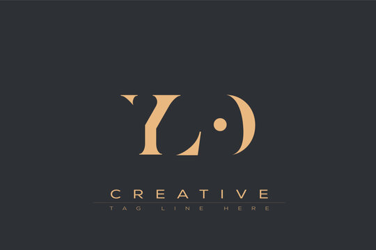 YLO abstract letter logo design. This logo is designed by three abstract letters.