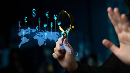 Fintech powers global currency exchange with secure digital conversion, modern platforms, and...