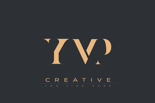 YMP abstract letter logo design. This logo is designed by three abstract letters.