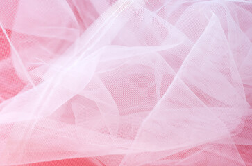 Fototapeta premium white tulle background