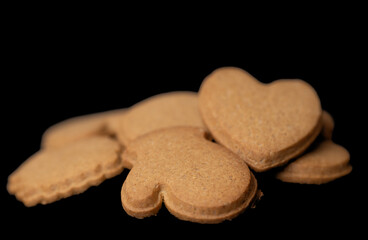 butter cookies isolated