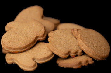 butter cookies isolated