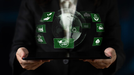 Sustainable business uses eco-innovation, climate action, and long-term strategies to meet environmental goals and promote corporate responsibility. Latch