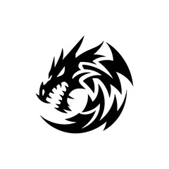 lion head tattoo dragon. black dragon tattoo vector.  black dragon vector illustration photo image wallpaper tattoo.