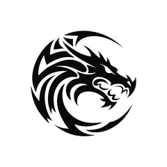 lion head tattoo dragon. black dragon tattoo vector.  black dragon vector illustration photo image wallpaper tattoo.