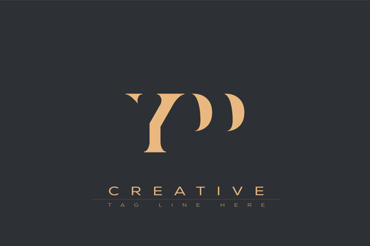 YPP abstract letter logo design. This logo is designed by three abstract letters.