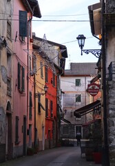 narrow street in venice