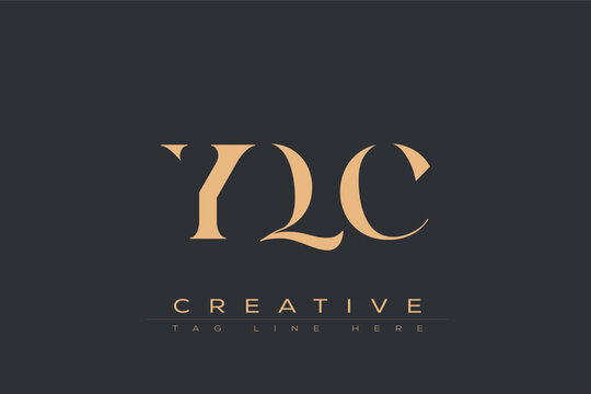 YQC abstract letter logo design. This logo is designed by three abstract letters.