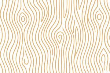 Wood grain texture vector background. Seamless pattern of natural wooden surface. Abstract line art illustration of timber plank material. Organic design for wallpaper or paneling.