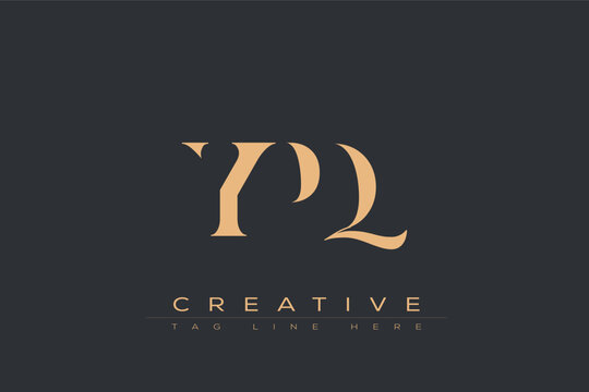 YPQ abstract letter logo design. This logo is designed by three abstract letters.