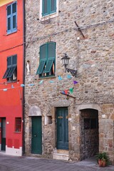 narrow street in the old town