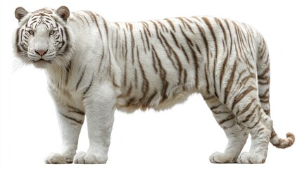 White tiger portrait