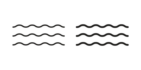 Water icon vector illustration on a transparent background.