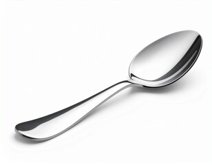 spoon on white background