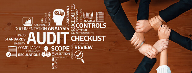 A visual representation of teamwork in the audit process, highlighting essential elements like...