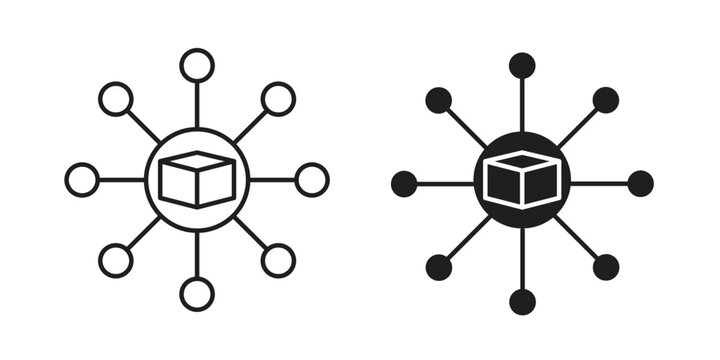 Multi channel icon vector illustration on a transparent background.