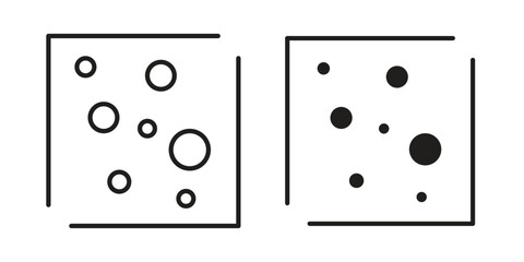 Heat Map icon vector illustration on a transparent background.