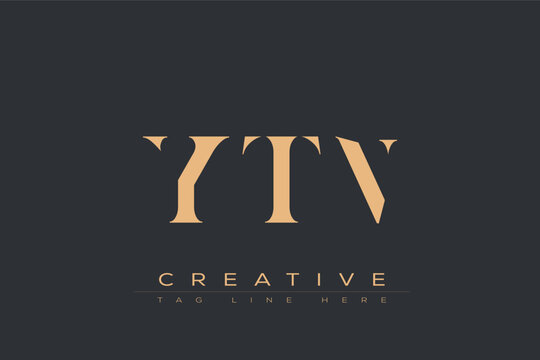 YTN abstract letter logo design. This logo is designed by three abstract letters.