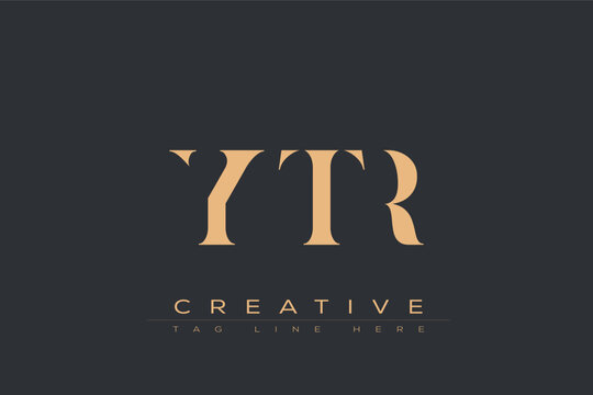 YTR abstract letter logo design. This logo is designed by three abstract letters.
