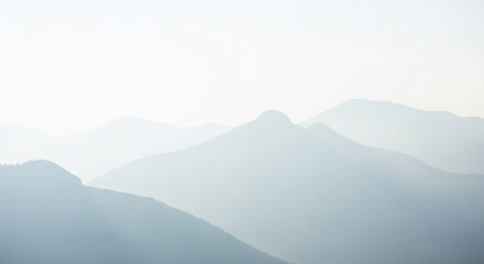 Fototapeta premium mountain landscape with clouds
