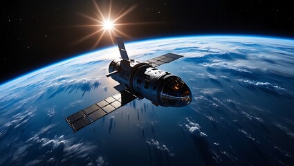 Obraz premium satellite in space