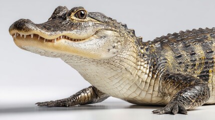 Obraz premium Close-up of a young alligator