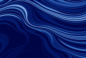 Obraz premium Abstract navy blue and white swirling lines, creating a dynamic, fluid pattern, pattern, spiral
