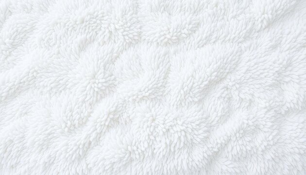 Seamless texture of fluffy white towel, soft and absorbent background,  bright,  fresh